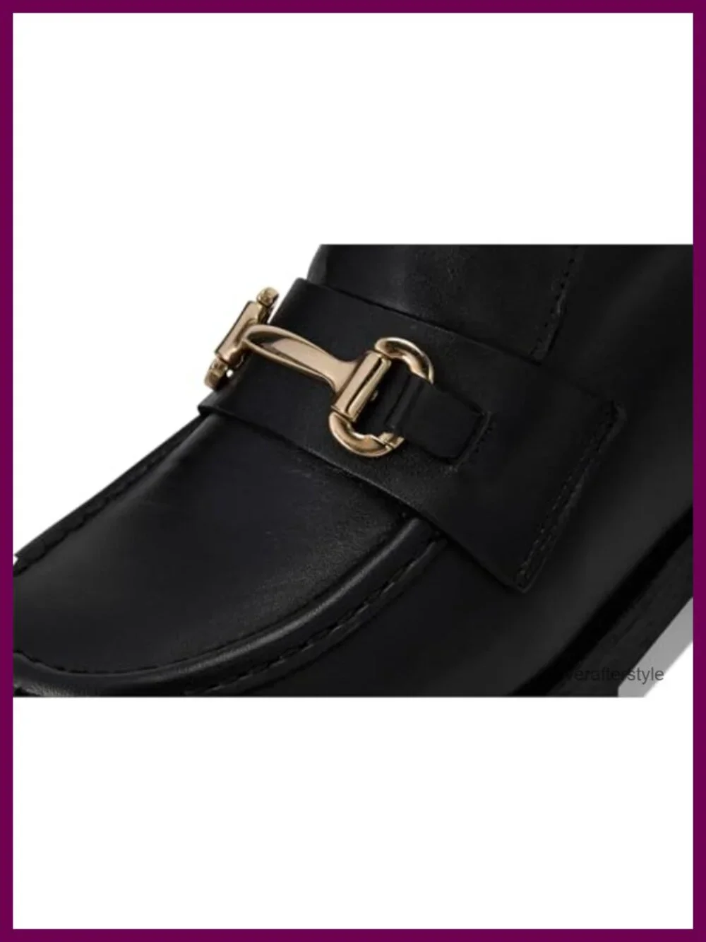 Leather Ankle Bootie with Block Heel Pull-On Style